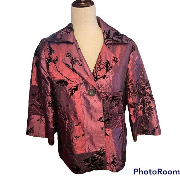 Susan Garver Purple and Plum Jacket - Picture 1 of 12